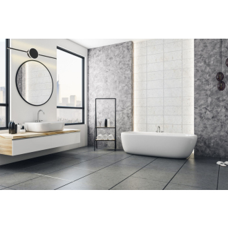 Rea Okrúhle svietidlo nad zrkadlo LED 60cm - čierna OSW-07881