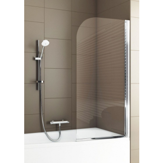 MODERN PLUS vaňová zástena 67-68x140 cm (chróm, číre) OLBMOD682