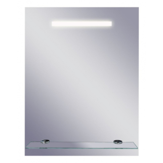 LINEA II - zrkadlo s osvetlením a poličkou 500 x 650 mm (š xv) OLNZLIN2