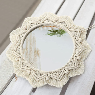 Nástenné zrcadlo Boho 50CM 322047