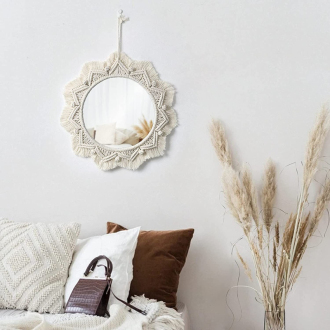 Nástenné zrcadlo Boho 50CM 322047