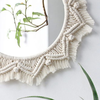 Nástenné zrcadlo Boho 50CM 322047