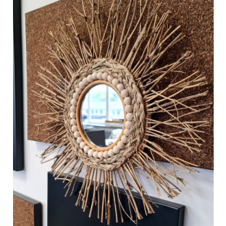 Nástenné zrkadlo Boho 45CM 322091