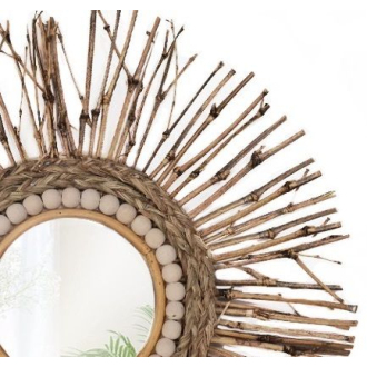 Nástenné zrkadlo Boho 45CM 322091