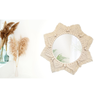 Nástenné zrcadlo Boho 53CM 322048