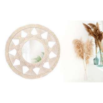 Nástenné zrcadlo Boho 65CM 322050