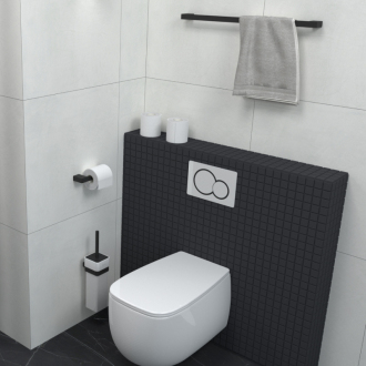Nimco Kibo čierna Ki-set-94KN-90 Sada k WC