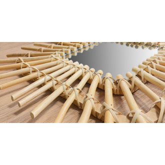 Nástenné zrcadlo Boho 45CM QDJ071