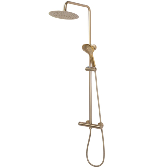 REA Vincent sprchový set s termostatom, brúsené zlato REA-P6602