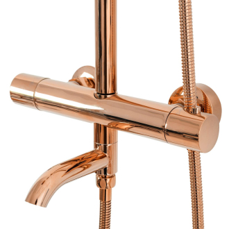 Rea Lungo sprchový set s termostatom, rose gold REA-P6606
