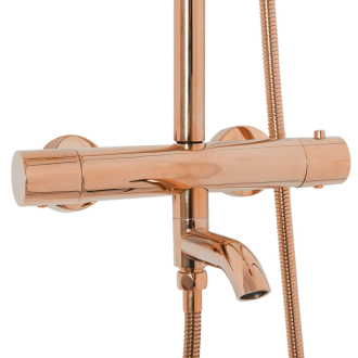 Rea Lungo sprchový set s termostatom, rose gold REA-P6606