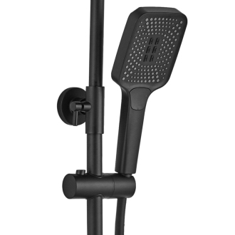 Rea Helix sprchový set, čierna REA-P6618