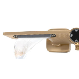 Rea Helix sprchový set, brúsené zlato REA-P6621