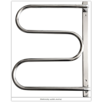 elektrický sušiak ES3/V - otočný - biely 35x1165x435 mm OLBES3VOB