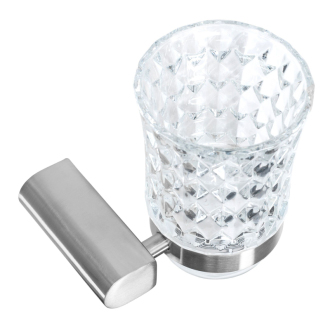 Kúpeľňový hrnček Brushed Nickel 322224