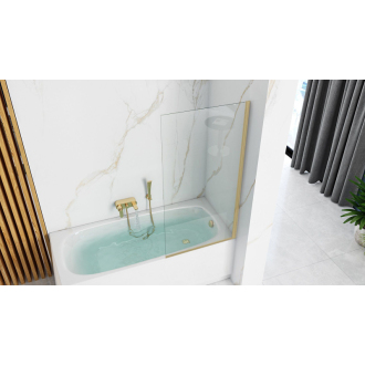 REA Elegant Paravan vanový 80, brúsená zlatá REA-W6601