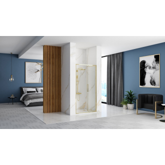 REA Rapid Fold 90 sprchové dvere, zlatá REA-K4129