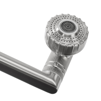 REA PACO Umývadlová batéria INOX, brúsený nikel, vysoká REA-B0537