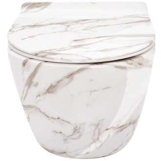 WC misa bez splachovacieho okruhu Rea Carlos Slim Lava Shiny