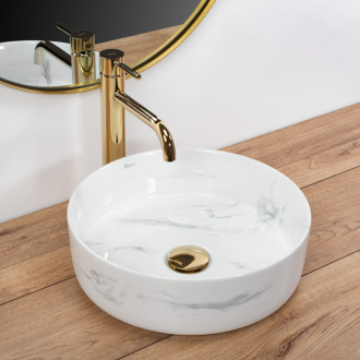 Umývadlo na dosku REA SAMI Nature Marble