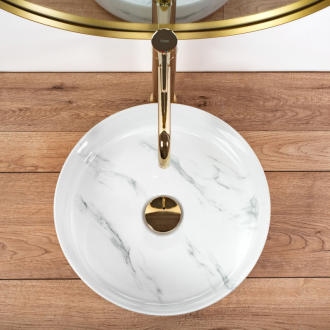 Umývadlo na dosku REA SAMI Nature Marble