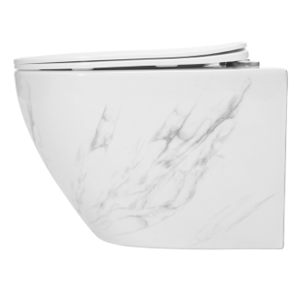 WC misa bez splachovacieho okruhu Rea Carlos Nature Marble