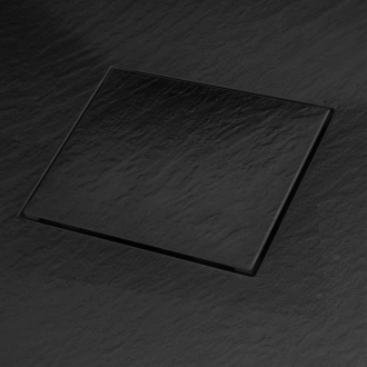 REA Sprchová vanička Magnum, čierna 90x90 REA-K3334