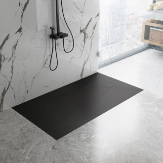 REA Sprchová vanička Magnum Black 120x80 REA-K3331