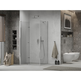 Mexen Lima skladací sprchovací kút 85 x 70 cm, transparentný, chróm - 856-085-070-01-00