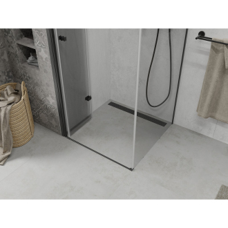 Mexen Lima skladací sprchovací kút 90 x 90 cm, transparentný, čierna - 856-090-090-70-00
