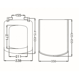 sedátko k WC NERO duroplast OLKGYM00DRP25