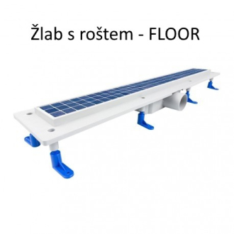 STANDARDline - odtokový žľab s roštom MEDIUM, dĺžka 800 mm OLPZLABST79