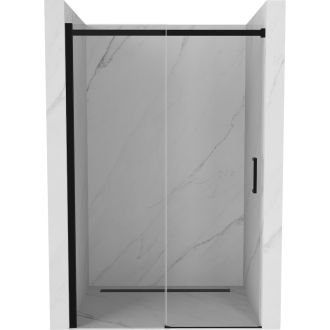MEXEN OMEGA sprchové dvere 120x190 cm 8 mm čierna-číre 825-120-000-70-00
