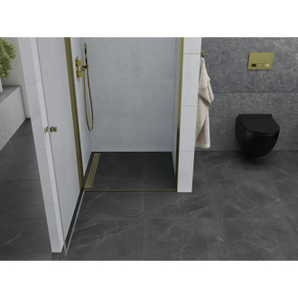 MEXEN PRETORIA sprchové dvere 70x190 cm 6mm, zlatá-číre 852-070-000-50-00