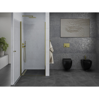 MEXEN PRETORIA sprchové dvere 70x190 cm 6mm, zlatá-číre 852-070-000-50-00