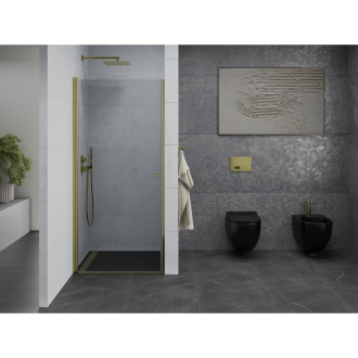 MEXEN PRETORIA sprchové dvere 70x190 cm 6mm, zlatá-číre 852-070-000-50-00