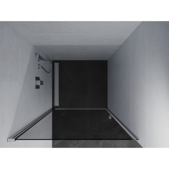 MEXEN PRETORIA sprchové dvere 90x190 cm 6mm, chróm-dymové 852-090-000-01-40