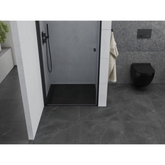 MEXEN PRETORIA sprchové dvere 90x190 cm 6mm, čierna-číre 852-090-000-70-00