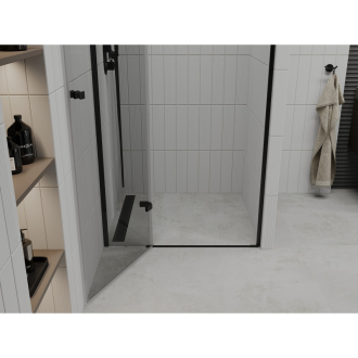MEXEN ROMA sprchové dvere 70x190 cm 6mm, čierna-číre 854-070-000-70-00