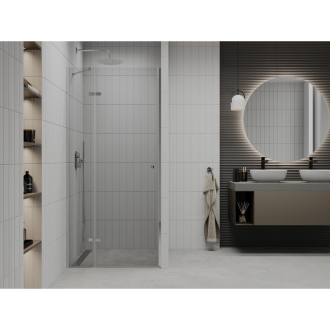 MEXEN ROMA sprchové dvere 80x190 cm 6mm, chróm-číre 854-080-000-01-00
