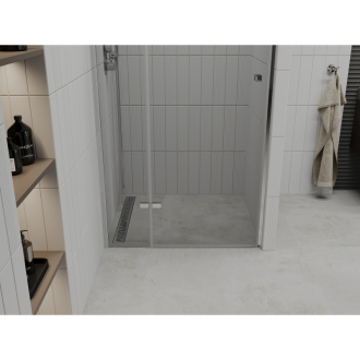 MEXEN ROMA sprchové dvere 90x190 cm 6mm, chróm-číre 854-090-000-01-00