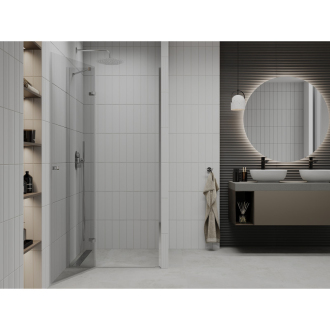 MEXEN ROMA sprchové dvere 90x190 cm 6mm, chróm-číre 854-090-000-01-00