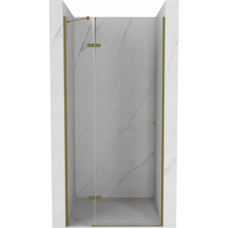 MEXEN ROMA sprchové dvere 90x190 cm 6mm, zlatá-číre 854-090-000-50-00