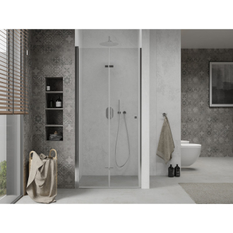 MEXEN LIMA sprchové dvere zalamovacie 120x190 cm 6mm, chróm-číre 856-120-000-01-00