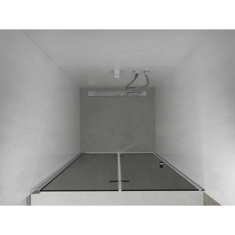 MEXEN LIMA sprchové dvere zalamovacie 120x190 cm 6mm, chróm-dymové 856-120-000-01-40