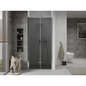 MEXEN LIMA sprchové dvere zalamovacie 120x190 cm 6mm, chróm-dymové 856-120-000-01-40