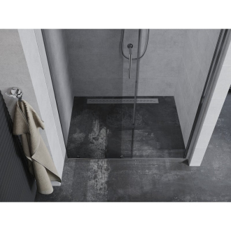 MEXEN APIA sprchové dvere 90x190 cm 5mm, chróm-číre 845-090-000-01-00