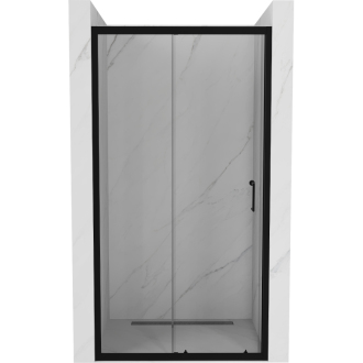 MEXEN APIA sprchové dvere 120x190 cm 5mm, čierna-číre 845-120-000-70-00