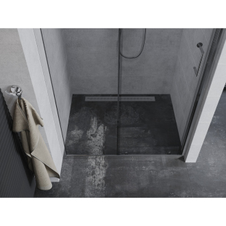 MEXEN APIA sprchové dvere 130x190 cm 5mm, chróm-číre 845-130-000-01-00
