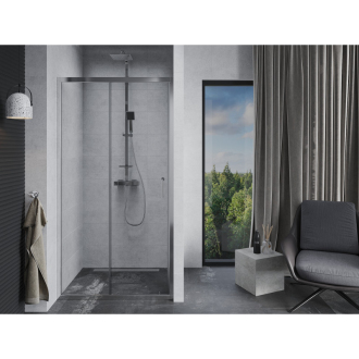 MEXEN APIA sprchové dvere 130x190 cm 5mm, chróm-číre 845-130-000-01-00